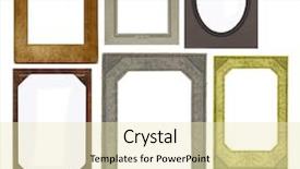  Presentation with art deco - Amazing presentation theme having art deco black gold - set of vintage frames isolated backdrop and a soft green colored foreground