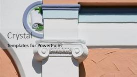  Presentation with art deco - PPT layouts featuring art-deco-column-and-wall background and a light gray colored foreground