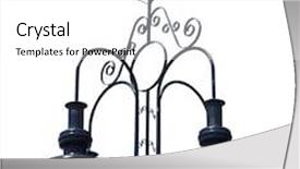  Presentation with art deco - PPT theme having art deco lights with ornate background and a white colored foreground