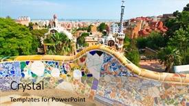  Presentation with architectural - Cool new slides with cut different tinges of soil backdrop and a yellow colored foreground