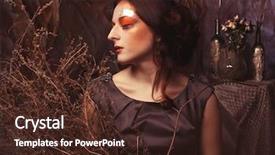  Presentation with mens fashion portrait - Theme having art dress princess in mistery background and a tawny brown colored foreground