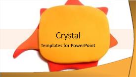  Presentation with red banner - Amazing presentation theme having art education - red and yellow background plasticine backdrop and a light gray colored foreground