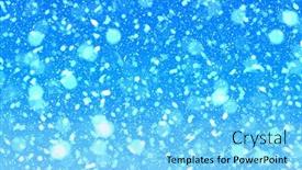  Presentation with falling snow - Cool new slides with art-falling-snow backdrop and a light blue colored foreground