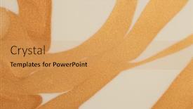  Presentation with abstract swirl - PPT theme enhanced with art-flow-pour-wave-oil background and a yellow colored foreground