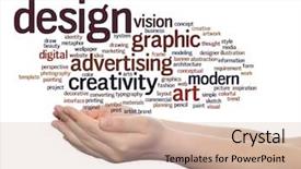  Presentation with design fashion - Presentation theme having art graphic design visual word background and a  colored foreground