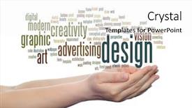  Presentation with design fashion - Presentation design consisting of art graphic design visual word background and a  colored foreground