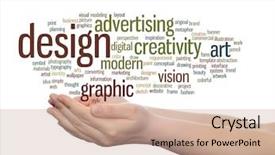  Presentation with modeling - PPT layouts featuring art graphic design visual word background and a  colored foreground