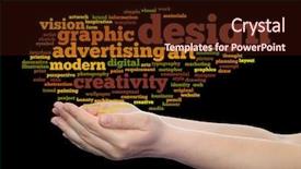  Presentation with design fashion - PPT layouts consisting of art graphic design visual word background and a  colored foreground