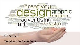  Presentation with design fashion - PPT layouts consisting of art graphic design visual word background and a coral colored foreground