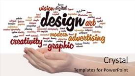  Presentation with design fashion - Theme featuring art graphic design visual word background and a soft green colored foreground