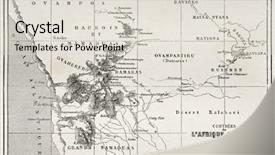  Presentation with africa map - Presentation having art history - south western africa old map background and a lemonade colored foreground