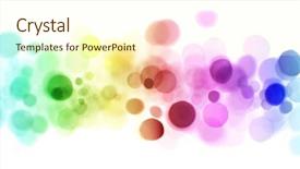 Presentation with abstract art - PPT layouts featuring art modern - abstract lights background and a cream colored foreground
