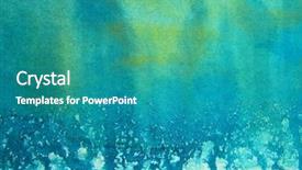  Presentation with aqua - Slide deck consisting of art modern - aqua watercolor background 4 background and a teal colored foreground