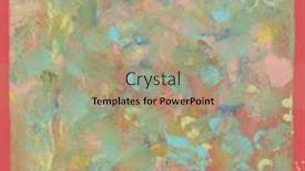  Presentation with abstract art oil painting - Presentation theme having art-modern-abstract-color-acrylic background and a  colored foreground