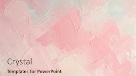  Presentation with abstract art oil painting - Presentation theme enhanced with art-modern-oil-and-acrylic background and a lemonade colored foreground