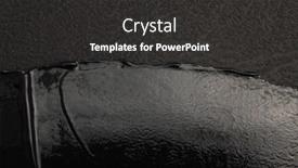  Presentation with abstract art oil painting - Theme having art-modern-oil-and-acrylic background and a dark gray colored foreground