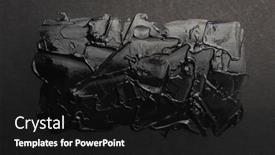  Presentation with abstract art oil painting - Presentation theme enhanced with art-modern-oil-and-acrylic background and a black colored foreground