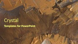  Presentation with abstract art oil painting - Presentation theme having art-modern-oil-and-acrylic background and a tawny brown colored foreground