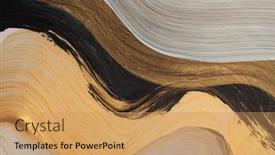  Presentation with black art - Slide deck consisting of art-modern-oil-and-acrylic background and a yellow colored foreground