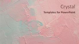  Presentation with abstract art oil painting - Slide set having art-modern-oil-and-acrylic background and a lemonade colored foreground