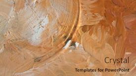  Presentation with abstract art oil painting - PPT layouts featuring art-modern-oil-and-acrylic background and a coral colored foreground