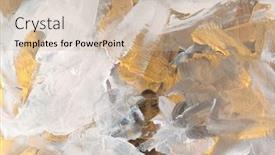  Presentation with abstract art oil painting - Theme with art-modern-oil-and-acrylic background and a soft green colored foreground