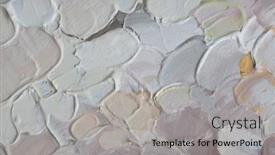  Presentation with abstract art oil painting - PPT theme having art-modern-oil-and-acrylic background and a light gray colored foreground