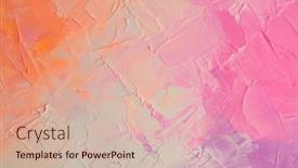  Presentation with neon - Slides with art-modern-oil-and-acrylic background and a soft green colored foreground