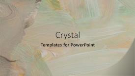  Presentation with abstract art oil painting - Slide set consisting of art-modern-oil-and-acrylic background and a mint green colored foreground