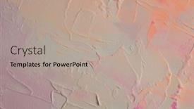  Presentation with pastel color - PPT theme featuring art-modern-oil-and-acrylic background and a mint green colored foreground