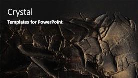  Presentation with abstract gold black - Presentation theme featuring art-modern-oil-and-acrylic background and a  colored foreground