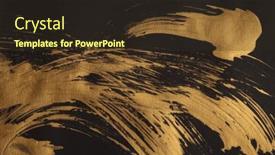  Presentation with abstract gold black - Presentation enhanced with art-modern-oil-and-acrylic background and a wine colored foreground
