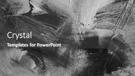  Presentation with abstract art oil painting - Slides with art-modern-oil-and-acrylic background and a dark gray colored foreground