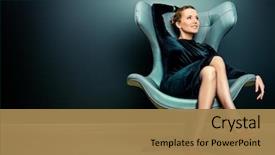  Presentation with simple art elegant - Colorful presentation design enhanced with art nouveau style business elegant backdrop and a coral colored foreground