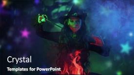  Presentation with black magic - PPT layouts with art-of-magic-a-beautiful background and a  colored foreground