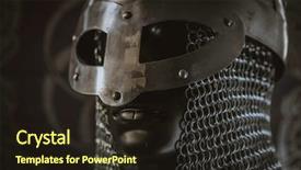  Presentation with struggle - Colorful presentation theme enhanced with art of northern europe conflict backdrop and a wine colored foreground