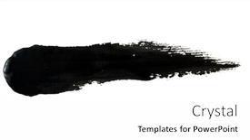  Presentation with black art - PPT layouts consisting of art-of-watercolor-black-spot background and a white colored foreground