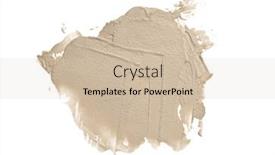  Presentation with abstract art oil painting - Slide deck featuring art-oil-and-acrylic-smear background and a soft green colored foreground