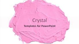  Presentation with abstract art oil painting - PPT layouts enhanced with art-oil-and-acrylic-smear background and a lavender colored foreground