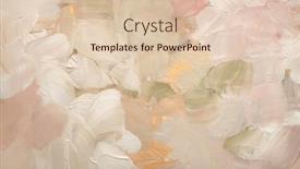  Presentation with pastel art - Slide deck enhanced with art-oil-and-acrylic-smear background and a lemonade colored foreground