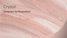  Presentation with abstract art oil painting - Slide deck having art-oil-and-acrylic-smear background and a lemonade colored foreground