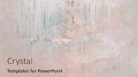  Presentation with abstract art oil painting - PPT theme featuring art-oil-and-acrylic-smear background and a soft green colored foreground