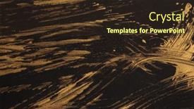  Presentation with abstract art oil painting - Presentation theme enhanced with art-oil-and-acrylic-smear background and a wine colored foreground