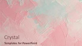  Presentation with abstract art oil painting - Slide set enhanced with art-oil-and-acrylic-smear and a lemonade colored foreground