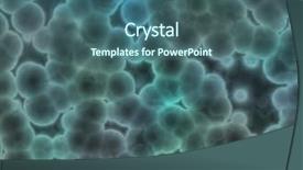  Presentation with bacteria - Slides featuring art organisasi - bacteria under microscope background and a ocean colored foreground