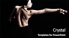  Presentation with black art - Cool new presentation with art portrait of a beautiful backdrop and a black colored foreground