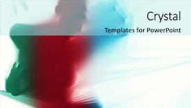  Presentation with breaking through - PPT layouts featuring art project theater modern dance background and a arctic colored foreground