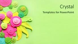  Presentation with school safety skate in summer - Cool new slide deck with art transformation - abstraction of summer flowers backdrop and a mint green colored foreground