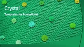  Presentation with spring - Colorful PPT theme enhanced with art transformation - color plasticine spring abstraction backdrop and a  colored foreground