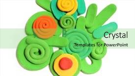  Presentation with transformation - PPT layouts with art transformation - color plasticine summer abstraction background and a  colored foreground